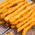 [양산시 배달] 길쭉한 오징어튀김 3개 [양산남부 튀김에전하다] : 동네시장 장보기