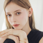 G0241 14K 도넛 미니링 귀걸이 : 제이로렌