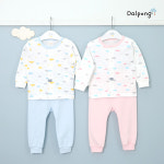 달퐁달별구름내의 신생아 유아 실내복 아기옷 출산 돌선물 (사계절) : 달퐁