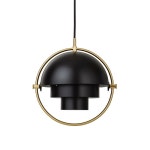 Gubi 구비 멀티라이트 실링 램프 스몰 brass-black : 노르딕네스트