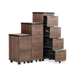 TOP_LR 4단 화일박스 H1360 (국산) : 아성가구