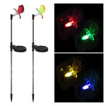 태양광 정원등 WGL-01BF 나비등 말뚝형 잔디등 펜션 데크 카페 공원(2개 1세트) : 윈텍 씨캠