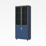 공용 장식장 5단 신형유리장 매립손잡이 H1890 : 아성가구