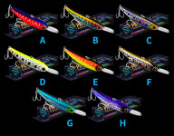 해룡 라이저베이트 농어 배스 미노우 루어낚시 8컬러 : 해룡피싱