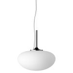 Gubi 구비 스탬라이트 펜던트 램프 38 cm black chrome : 노르딕네스트