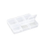 휴대용 알약 케이스 6칸 100개 투명 약보관 비타민통 : 의료기장터