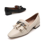 [현대백화점][미소페] 여성 프린지 체인장식 로퍼 012139701 3cm : 더현대닷컴