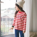 [아이러브제이](신세계 타임스퀘어점패션관) 레터링 스트라이프 티 PTFTO03 : 신세계백화점