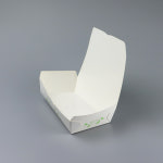 김밥 만두 분식포장용 종이도시락 YS A-6 만두도시락 그린 600개 : 용기야