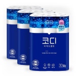화장지 코디 비데 앤 클린 30m 30롤 3팩 휴지 : 굿리스토어
