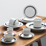 카네수즈 커피잔 받침 찻잔 세트 카페 홈카페 에스프레소잔 세트 : 코지테이블