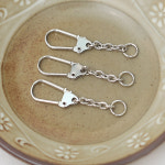 u자 키고리(7개) / 키링 열쇠고리 링 인형 U자형 키링 부자재 : 펠트친구