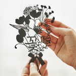 (세트) 페이퍼 커팅아트 피어나다 다섯번째, 도안+매트+커터 DIY취미 : ITAITTA 잇다있다