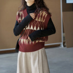 [무료배송/무료반품] 베스트 간절기룩 브이넥 캐주얼룩 H3003세인드니트조끼 : 캔들메이킹