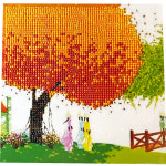 행운의 나무 (이젤) 보석십자수 20x20 자연풍경 어린이 집콕놀이 : 퍼즐사랑