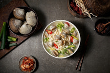 조조칼국수 캠핑음식 밀키트 해물 동죽 요리 2-3인분 : 조조칼국수