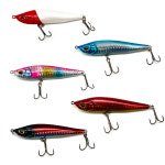 해룡 홀로그램 5컬러 15g 싱킹펜슬 미노우 농어 배스 : 해룡피싱