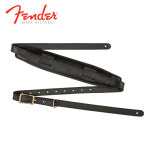 Fender 스트랩 Mustang Saddle Strap Black (099-0689-006) / 펜더 가죽 스트랩 머스탱 새들 [블랙] / 초정품 : 프리버드 부산점