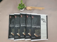 김굽는마을 무안 황토갯벌 지주식 햇곱창김 50장, 100장, 무조미, 조미 구운곱창김 8봉 : 김굽는마을