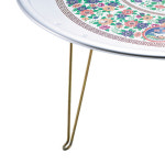 국산 양은 옛날 가벼운 레트로 오봉 밥상 빈티지 접이식 테이블 특 43cm 특대 특왕대 : 유유 마트