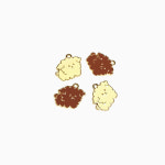[A0249] 푸들 강아지 에폭 펜던트 키링 만들기 재료 악세사리 부자재 [3color] : 루아앤로니