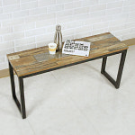 멀바우 벤치 의자 2인 현관 베란다 야외 카페 식당 장의자 : 나인홈