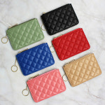 G8949 블루마운트 천연 양가죽 동전지갑 월렛 키링 : 조이티