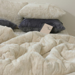 머랭 히트퍼 10mm디자인라셀극세사 차렵이불 S샌드베이지 : taccatacca