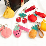 가죽 과일 열쇠고리 만들기 세트/민화 키링 diy 바느질 소근육 만들기 교실 가죽공예 학교 학생 놀이 재료 체험 방과후활동 : 세일즈파워