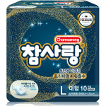 참사랑 파워흡수 밴드형 대형10px8팩 성인용기저귀 : 참사랑