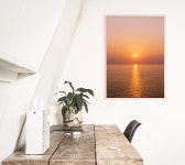 일출 해뜨는 풍경 사진 거실 인테리어 액자 포스터 - 핑크빛일출 A2 : 세서미 프린츠