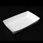 종이트레이 사각종이접시 GR1 12.7x7.1x H2.3cm 100개 : 유즈팩