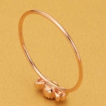 텐션 유닛링 14k 18k 레드 캔디 반지 : 코스린