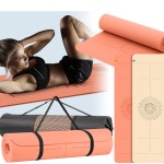 8mm 6색 1개 센터라인 요가매트 요가메트 패드 필라테스 홈트레이닝 피트니스 운동 : 지엔브릿지