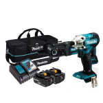 마끼다 DLX2039T 18V 5.0Ah 충전콤보세트 DTD156+DHR241 임팩드릴+로타리함마 : 대덕공구