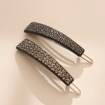 제이로렌 일자핀 큐빅 포인트 패턴 사각 헤어핀 H0736 : 제이로렌