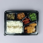 6구 PP 도시락 용기 6칸 BN-006 세트 150개 : 용기야