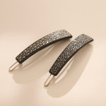 제이로렌 일자핀 큐빅 포인트 패턴 사각 헤어핀 H0736 : 제이로렌