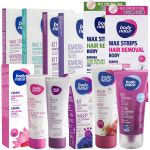 바디네이처 제모제 로투스플라워 16매 팔다리 겨드랑이 브라질리언 페이스 셀프왁싱 왁스스트립 : 포켓프린세스