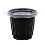 소스용기 JH 75파이 대 160ml 1500세트 검정 : 일용상회
