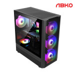 앱코 SUITMASTER V2000 베놈 ARGB PC케이스 (블랙) : 아토닉스