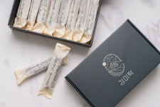 김미떡 흑임자 앙금가래떡 개별포장 간식 : 김미떡