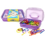 창의력발달 말랑말랑 라인 빌딩 블럭 160p 유치원교구 창작놀이 청각 두뇌개발 : 우리들셀러포유