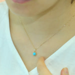 14k 옐로우골드 NRN-2057 목걸이 펜던트+목걸이줄 : NR주얼리