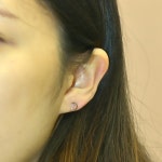 14k 데일리 침귀걸이 옐로우골드 E-2939 한쌍 뒷장식 : NR주얼리