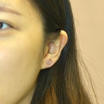 14k 데일리 침귀걸이 로즈골드 E-2927 한쌍+뒷장식 : NR주얼리