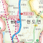 청주시지도 코팅 - 청주지도 충청북도 도로 행정 전도 : 나우맵