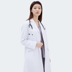 에이피온 플레밍 여성 롱 가운 랩코트 프리미엄 의사가운 병원유니폼 약사 한의사 : 에이피온