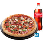 [도미노피자] 슈퍼디럭스M(오리지널)+콜라1.25L : e-con