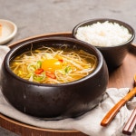 1+1 쫄면순두부 콩나물국 : 콩이밥